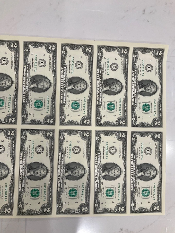 2 Dollar 16 Note sheet 2013 - Image 3 of 4