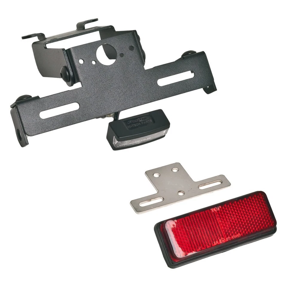 For Kawasaki Z800 2015 Puig 6548N Black License Plate Support Foto 2 de 3