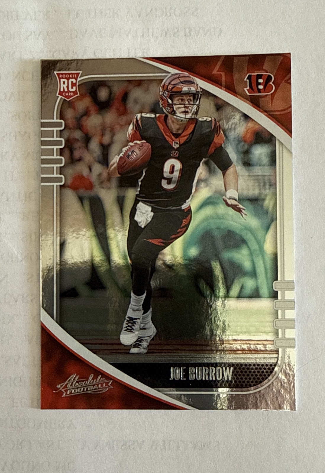 Joe Burrow Panini Absolute #158 Base