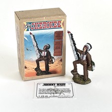 Marx Johnny West Chief Cherokee Miniature Hand Painted Resin 23/100 4.5  
