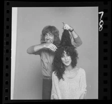 CHER Music Singer Movie Actress Model Harry Langdon Negative w/rights 209E