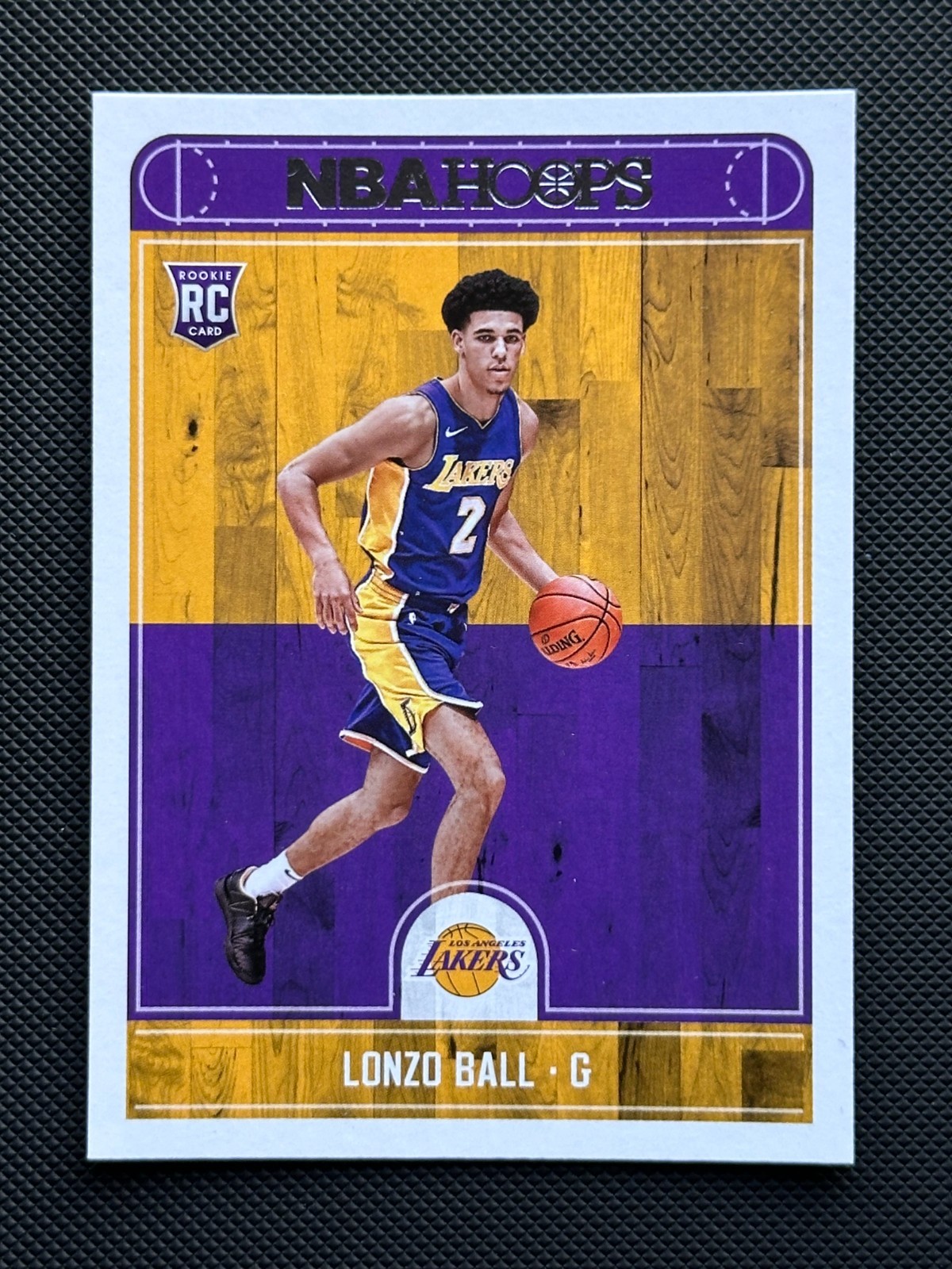 2017-18 Panini NBA Hoops #252 Lonzo Ball RC Los Angeles Lakers Basketball Card