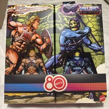 Masters of the Universe Origins Retro Punching He-Man & Skeletor Mattel 80th
