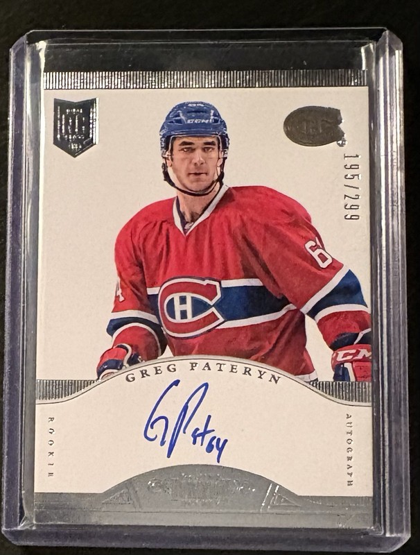 2013-14 Panini Dominion - Rookie Autograph Greg Pateryn #116 /299 (AU, RC)