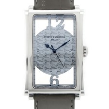Orologio Cuervo y Sobrinos Havana Prominente grigio scheletro
