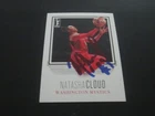 NATASHA CLOUD SIGNED AUTO 2018 RITTENHOUSE WNBA CARD # 107 SP 1/500