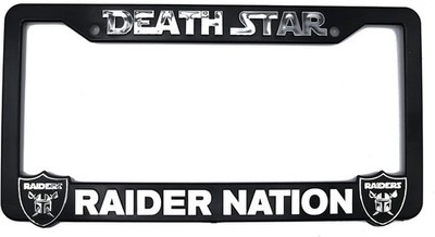 3D Raised License Plate Frame | 1 Pack Car License Plae Cover | Universal US Ca