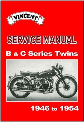 VINCENT Workshop Manual B C Series Black Shadow Rapide 1946 1947 1948 1949 1950