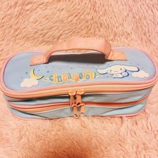 Rare Cinnamoroll 2 Tier Pouch Pencil Case Made in 2004 Sanrio Heisei Retro