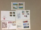Five Germany fdc with multiple stamps