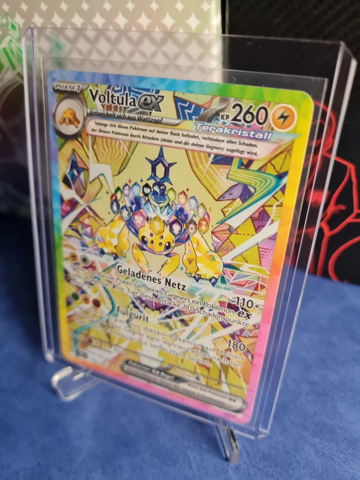 Pokémon Voltula ex • 168/142 • Stellakrone • Special Illustration Rare • NM • DE - Bild 3 von 4
