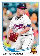 J.R. Graham 2013 Topps Pro Debut 212 Mississippi Braves Baseball Card