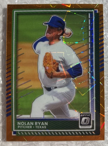 2025 Panini Donruss #44 Nolan Ryan OPTIC ORANGE VELOCITY PRIZM