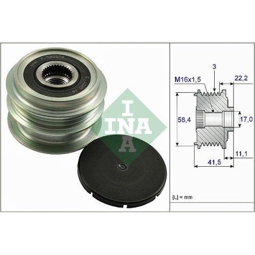 Generatorfreilauf Schaeffler INA 535 0269 10 FüR Renault Dacia-image