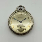 Antique 1926 Solid 14k Gold Hamilton Model 1 Grade 916 17j 12s Pocket Watch