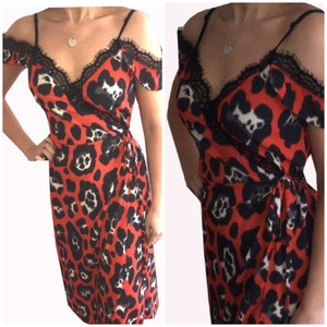 red animal print dress uk