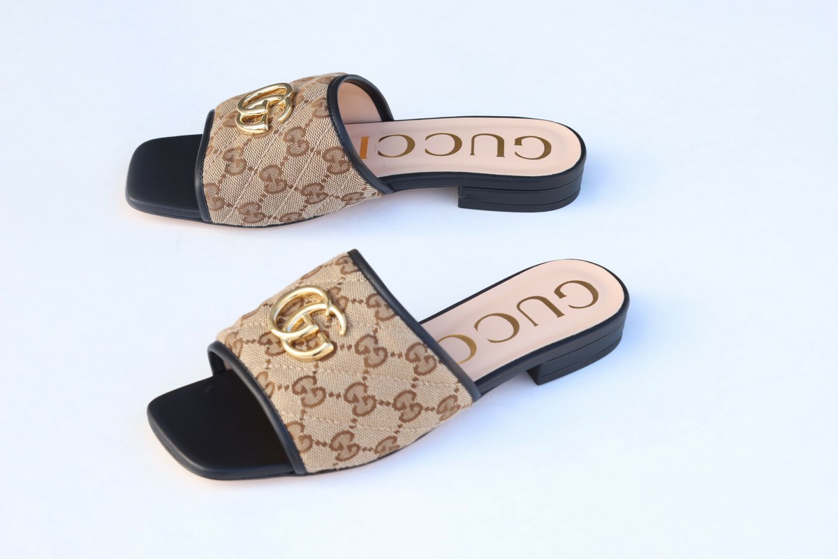 GUCCI サンダル Men's slide sandal with Web in black rubber | GUCCI® US