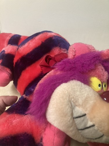 Vintage Disneyland Walt Disney World Alice in Wonderland Plush Cheshire Cat - Picture 11 of 19
