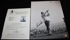 Arnold Palmer signed 11 x 14, The King, PGA, Beckett, BAS LOA
