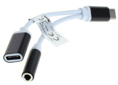 OTB 2 in1 Audio Adapter -USB C auf 3,5mm Stereo-kabel für Huawei Xiaomi OnePlus