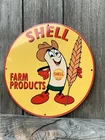 12in FARMING FARM Gasoline OIL Gas Vintage Style Heavy Metal  Steel Sign