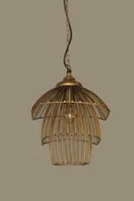 Studio 35 Iron Pendant Light (Antique Brass Finish) ST-0133