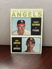 1964 Topps Set Break #127 Angel Rookie Stars Aubrey Gatewood Dick Simpson 4925T