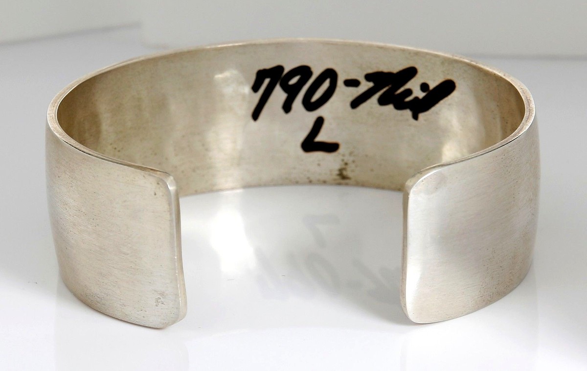 VTG HOPI INDIAN Harold Lamayaktewa .925 Silver Handmade Cuff | eBay