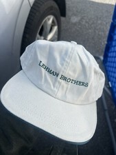 VINTAGE Lehman Brothers Pride Hat Employee Rainbow Cap Gay & Lesbian NW Rare