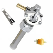Right Spigot Petcock Fuel Valve Fit For Harley Davidson 62167-81 62163-75 22MM