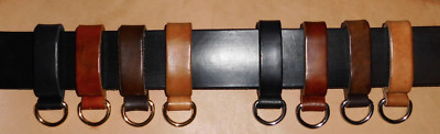 GÜRTEL SCHLAUFE mit D Ring für Ledergürtel Kette Brieftasche EXTRA HANDGEFERTIGT
