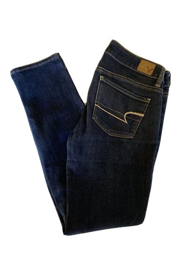 14 W32 Blue Denim Skinny Super Stretch 