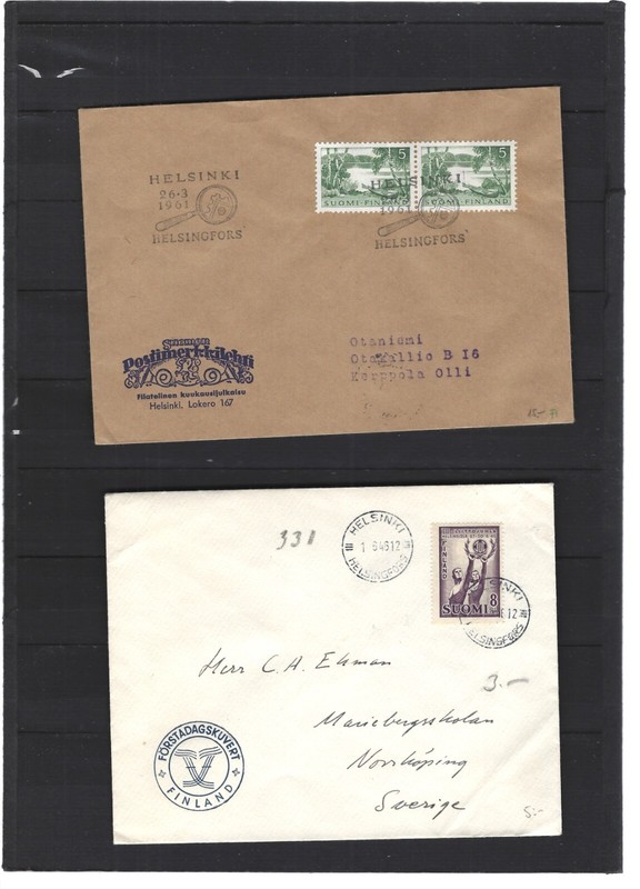 FINLAND-COVERS-MODERN SELECTION-26 PIECES-F-VF-#10