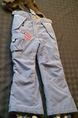 Kids Napapijri Geographic Ski overalls bibs pants unisex sz 6
