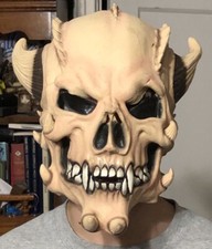 Rubies Demon Skull 100 Latex Mask 2010 Adult Full Head Halloween