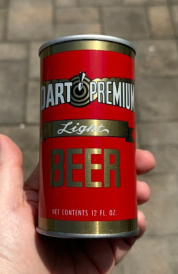 STUNNING DART PREMIUM PULL TOP BEER CAN BOTTOM OPEN VA TAX SUNSHINE READING PA