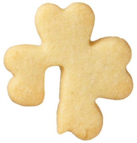Ausstechform Kleeblatt Tassenkeks 4,5 cm Birkmann Plätzchen Glück Silvester - Bild 2 von 4
