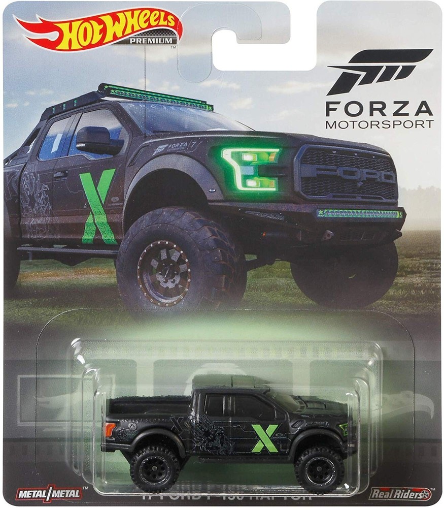 Hot Wheels 1/64 Premium Retro Forza Motorsport '17 Ford F-150 Ranger 1/64 FYP67