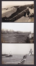 Norfolk Great Yarmouth GORLESTON x5 old postcards inc RP real photo