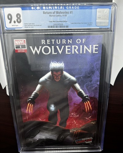 Return of Wolverine #1 CGC 9.8 Marvel Comics 11/18 Comic Mint Convention Edition