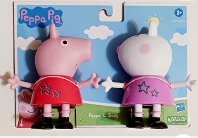Hasbro Peppa Pig Peppa & Suzy 5” tall characters - Brand New