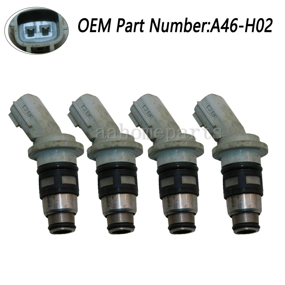 4xGenuine A46-H02 Fuel Injector for Nissan March K11 1.0 1.3