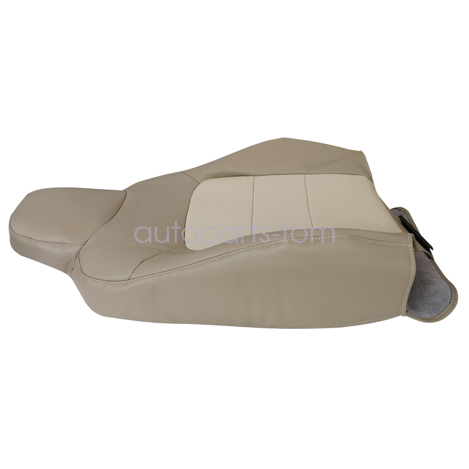Fits 2003-2006 Ford Expedition Driver Top Replacement Leather AC Seat Cover Tan