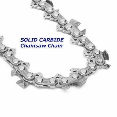 New Tungsten Carbide Chainsaw Chain 18 inch 3/8 .063 66DL 4 Stihl ToughMax Aus - image 4 of 4