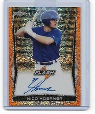 Nico Hoerner 2018 Leaf Draft FLASH LAST Refractor RC Card Auto 10/10 Autograph
