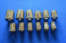 Craftsman Easy Read Laser Etch 12 PC 3/8" Dr Metric 12 PT Sockets 9-19, 21MM 483