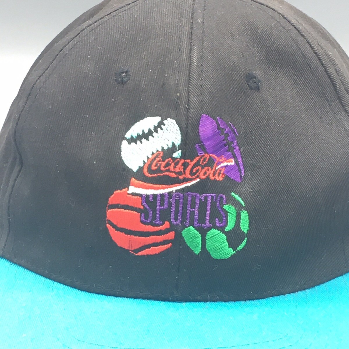 Vintage 90's Men's Snapback Hat Coca-Cola USA Sports NOS Mint