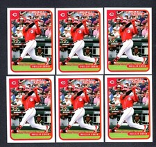 2020 Topps Total Wave 3 PR /3702 #266 Phil Ervin Lot of 6 Cincinnatti Reds