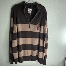 Disney Store Sweater Half Zipper Men Size XL 100 cotton