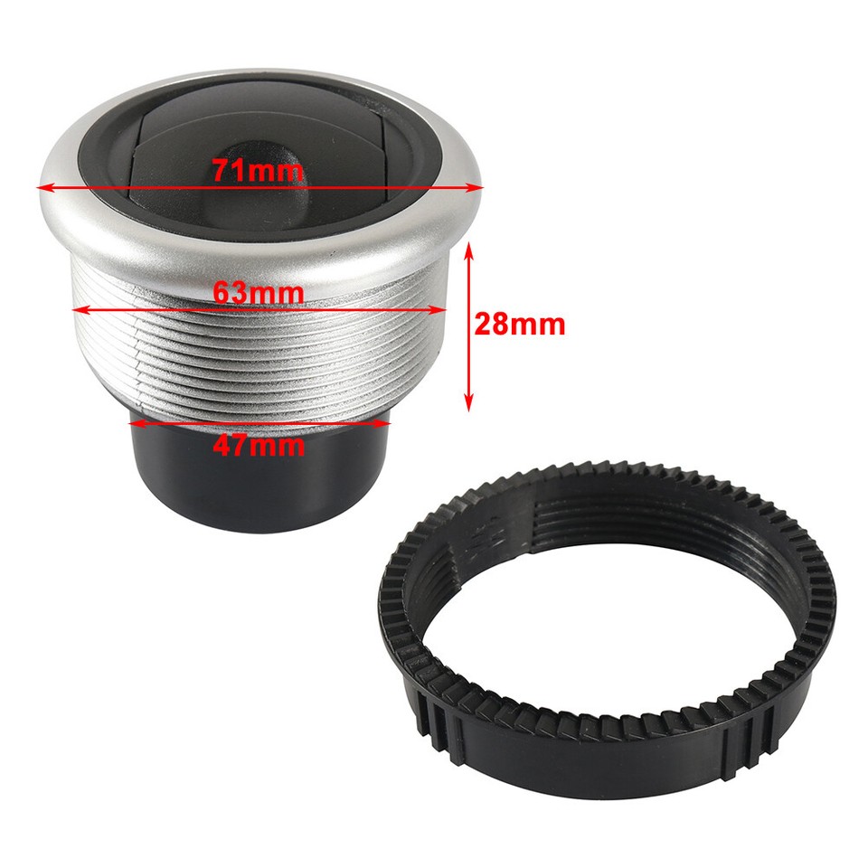 Round Rotating Air Conditioning Air Vent Ventilation Outlet for RV Boat